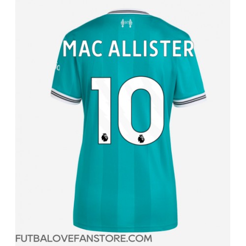 Liverpool Alexis Mac Allister #10 Tretí Ženy futbalový dres 2025-26 Krátky Rukáv Liverpool Alexis Mac Allister #10 Tretí Ženy futbalový dres 2025-26 Krátky Rukáv
